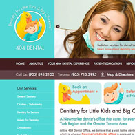 404 Dental Website Design