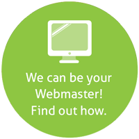 We can be your webmaster! Find out how.