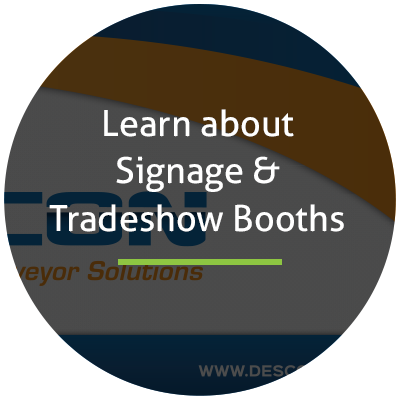 Learn about signage and tradeshow booths